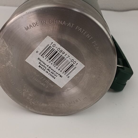 Stanley Vacuum insulated green stainless steel hot cold wide mouth cup/bottle - Picture 4 of 9